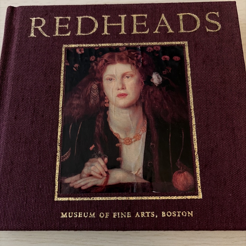Vintage 1992 Redheads Address Book Museum Fine Arts Boston Art Blank Journal MFA
